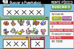 Monte Pírico: exterior en Pokémon Quetzal
