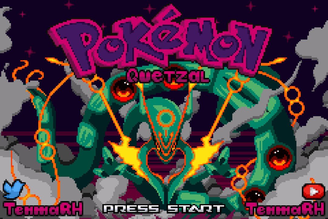 Portada de Pokémon Quetzal con Rayquaza